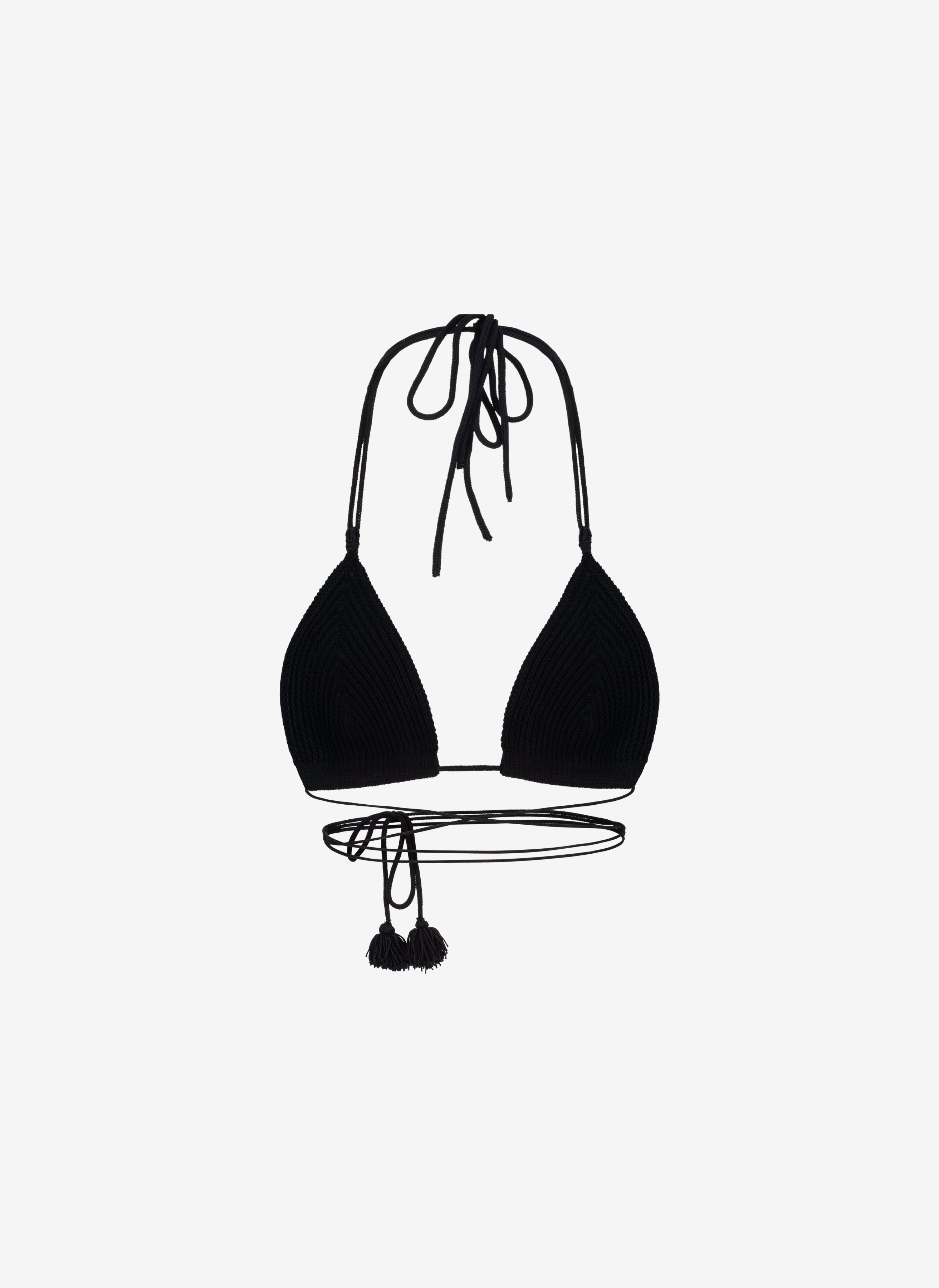 Azure Top In Black Orchid