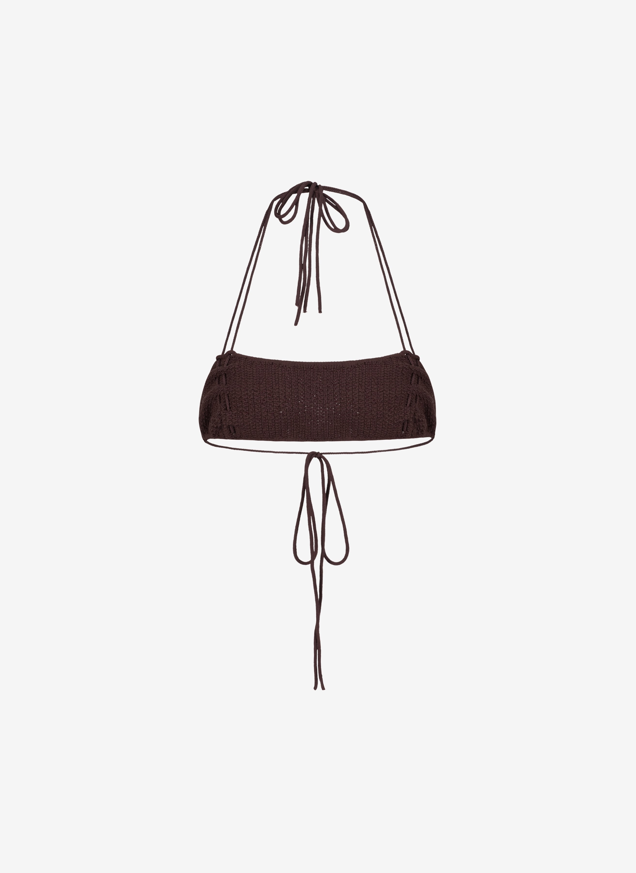 Ora Bandeau Top In Midnight Mocha