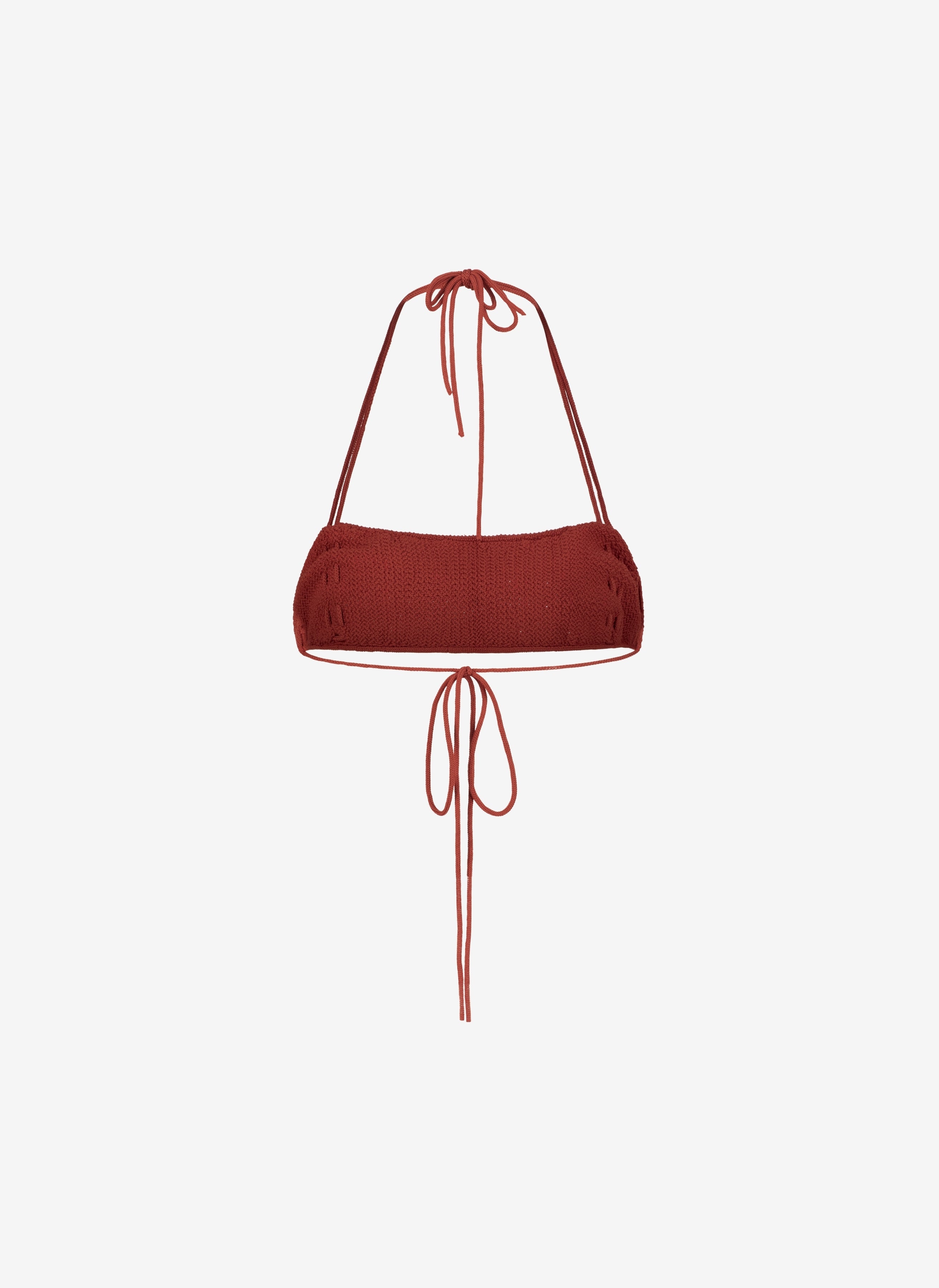 Ora Bandeau Top In Sienna Rose