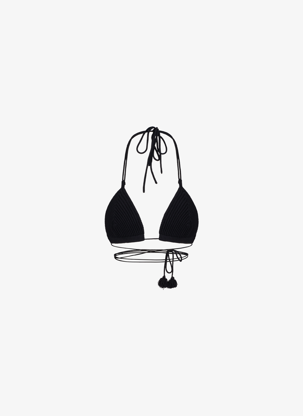 Azure Top In Black Orchid