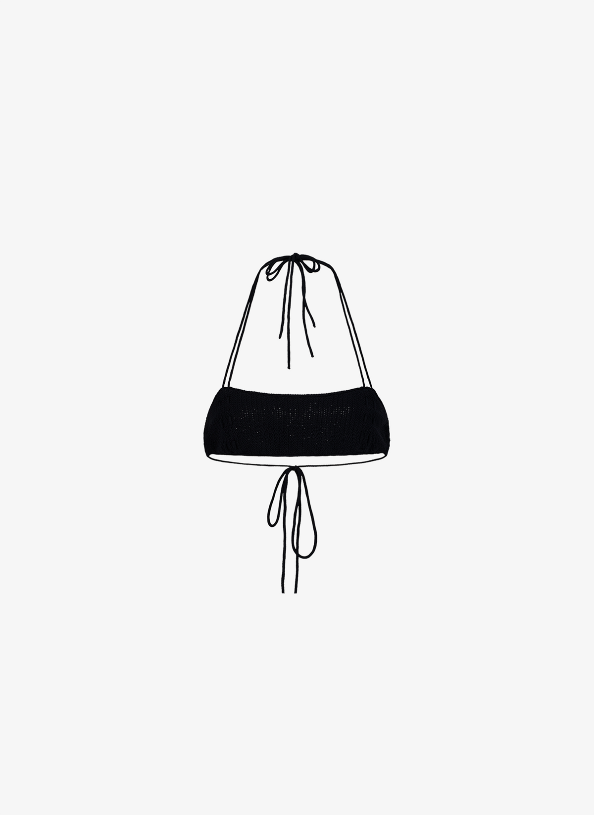 Ora Bandeau Top In Black Orchid