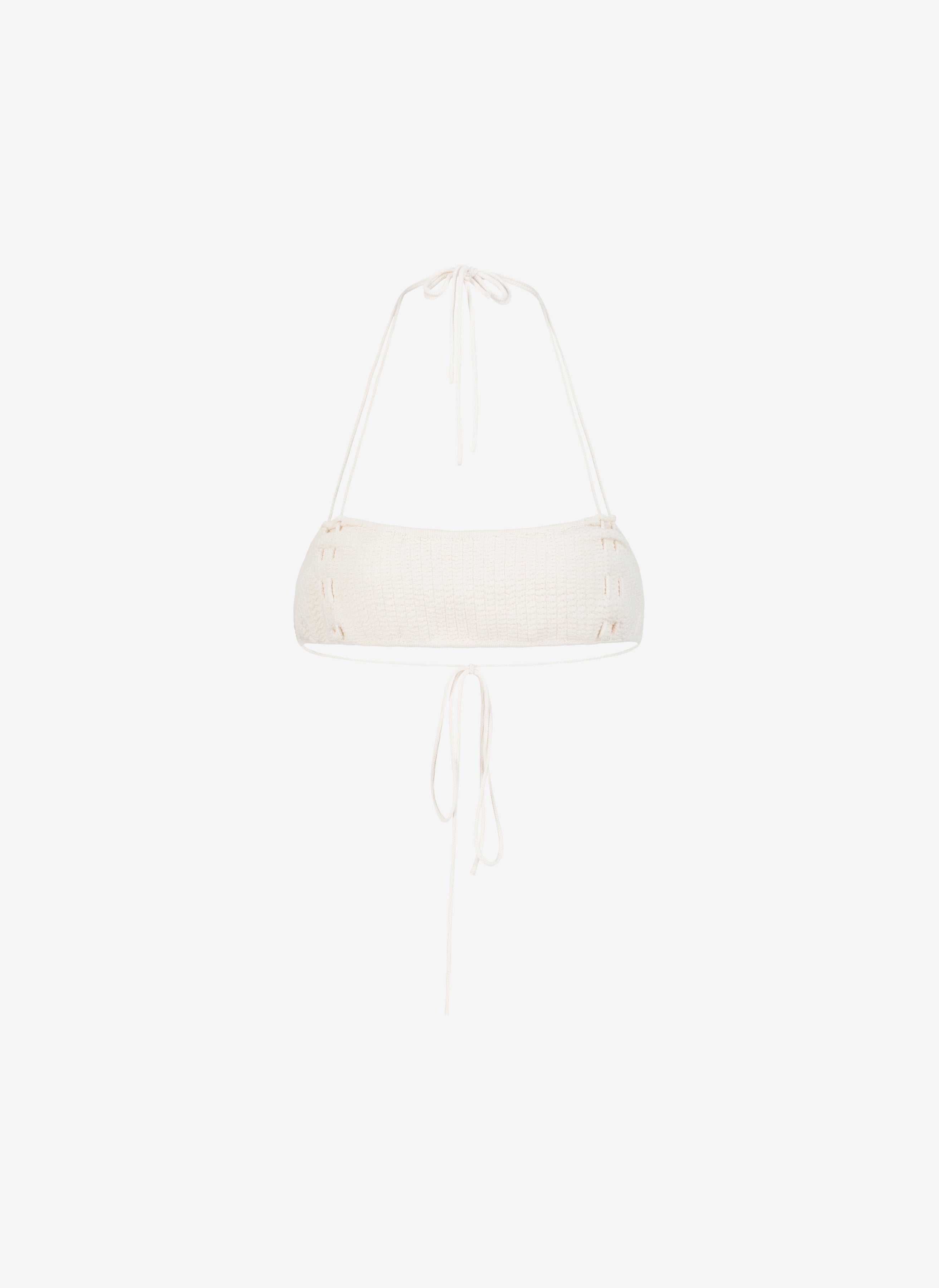 Ora Bandeau Top In Ivory Sands