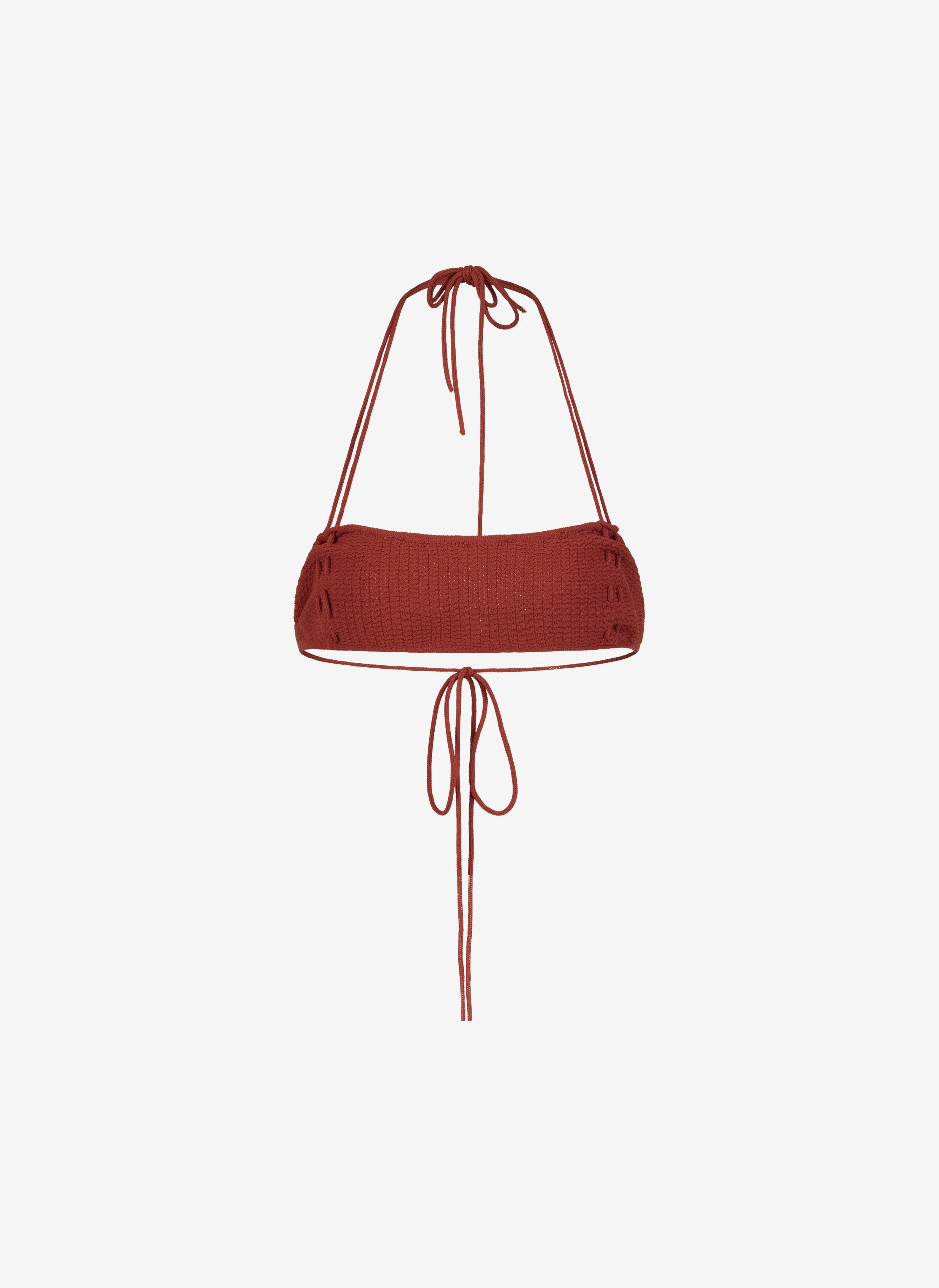 Ora Bandeau Top In Sienna Rose