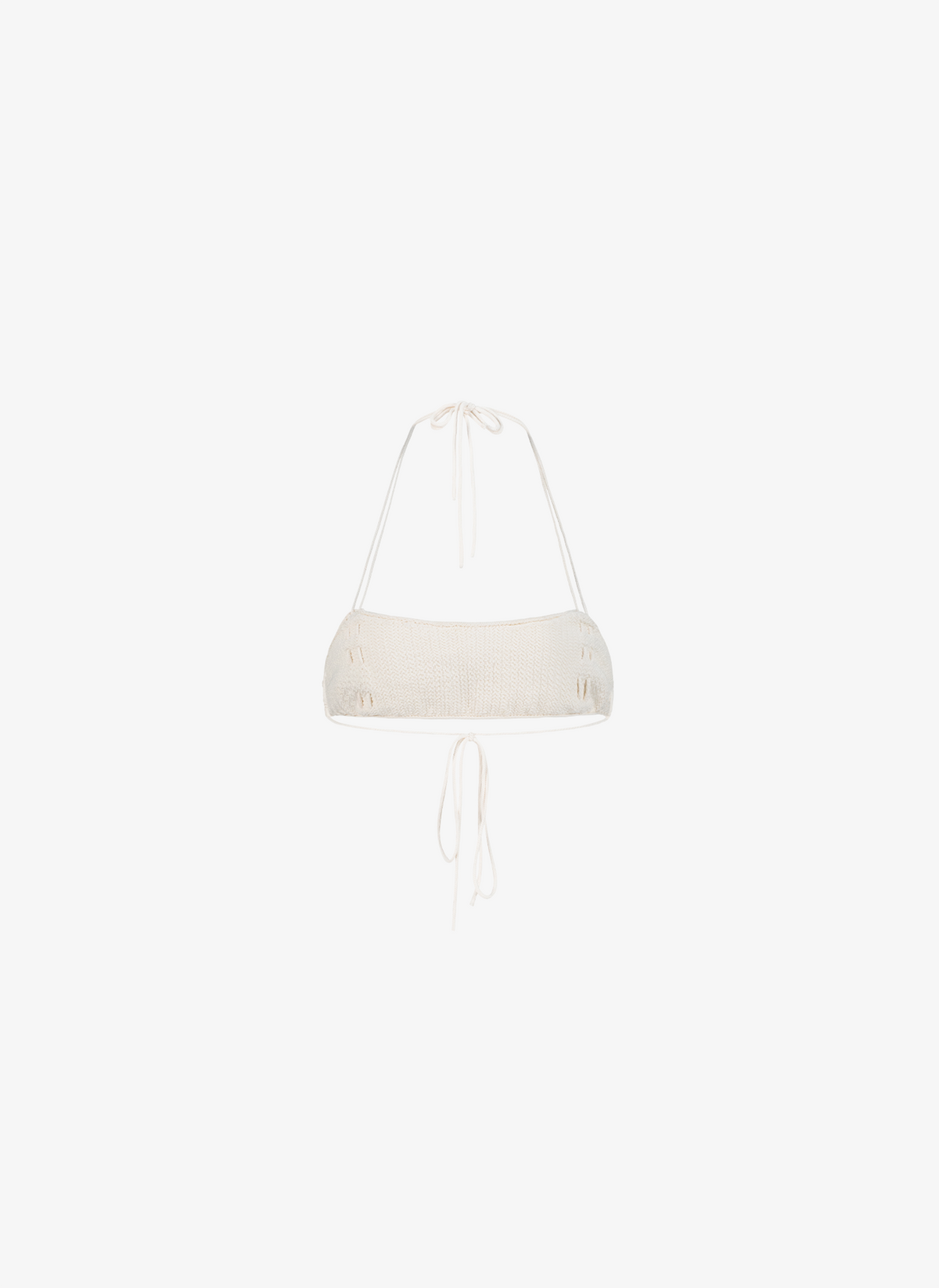 Ora Bandeau Top In Ivory Sands